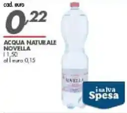 Italmark Acqua naturale NOVELLA offerta