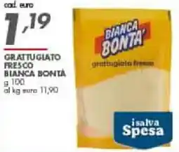 Italmark Grattugiato fresco bianca BONTA offerta