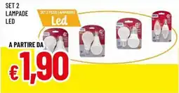 A&O Set 2 lampade LED offerta