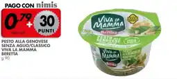 Italmark Pesto alla genovese senza aglio/classico VIVA LA MAMMA BERETTA offerta