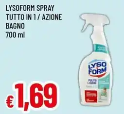 A&O Lysoform spray tutto in 1/azione bagno offerta