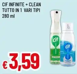 A&O Cif infinite +clean tutto in 1 offerta
