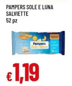 A&O Pampers sole e luna salviette 52 pz offerta