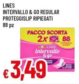 A&O Lines intervallo & go regular proteggislip ripiegati 88 pz offerta