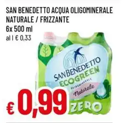 A&O San benedetto acqua oligominerale naturale/frizzante offerta