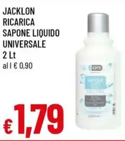 A&O Jacklon ricarica sapone liquido universale offerta
