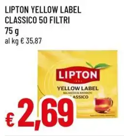 A&O Lipton yellow label classico 50 filtri offerta