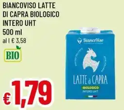 A&O Biancoviso latte di capra biologico intero UHT offerta