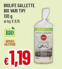A&O Biolife gallette bio offerta
