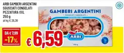 A&O Arbi gamberi argentini sgusciati congelati pezzatura xxl offerta