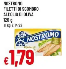 A&O Nostromo filetti di sgombro all'olio di oliva offerta