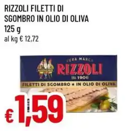 A&O Rizzoli filetti di sgombro in olio di oliva offerta