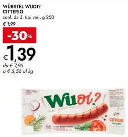 Bennet Würstel wuoi? CITTERIO conf. da 3 offerta