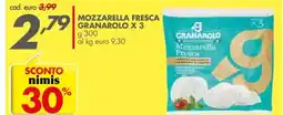 Italmark Mozzarella fresca GRANAROLO offerta