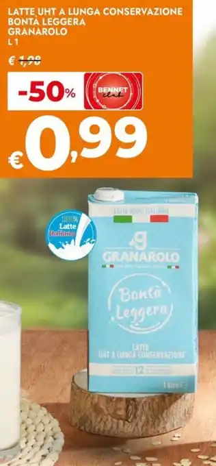 Latte uht a lunga conservazione bontà leggera GRANAROLO