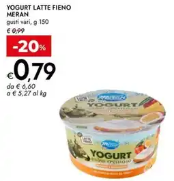 Bennet Yogurt latte fieno MERAN offerta
