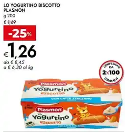 Bennet Lo yogurtino biscotto PLASMON offerta