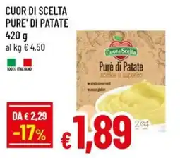 A&O Cuor di scelta pure' di patate offerta