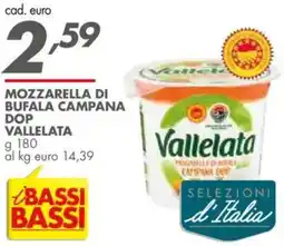 Italmark Mozzarella di bufala campana dop VALLELATA offerta