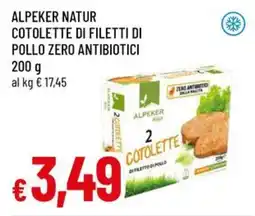 A&O Alpeker natur cotolette di filetti di pollo zero antibiotici offerta