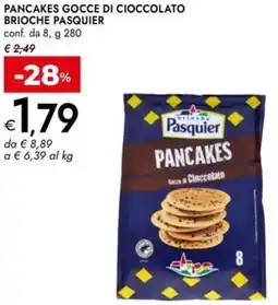 Bennet Pancakes gocce di cioccolato brioche PASQUIER offerta