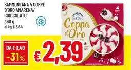 A&O Sammontana 4 coppe d'oro amarena/ cioccolato offerta