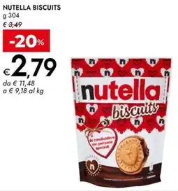 Bennet Nutella biscuits offerta