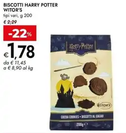 Bennet Biscotti harry potter WITOR'S offerta