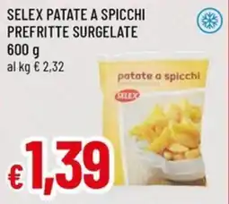 A&O Selex patate a spicchi prefritte surgelate offerta