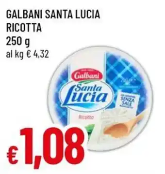 A&O Galbani santa lucia ricotta offerta