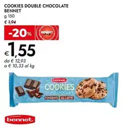 Bennet Cookies double chocolate BENNET offerta