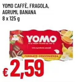 A&O Yomo caffè, fragola, agrumi, banana offerta