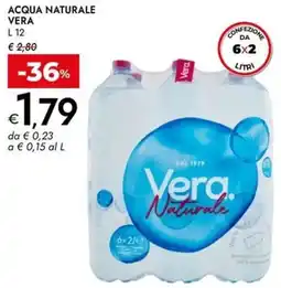 Bennet Acqua naturale VERA offerta
