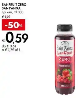 Bennet Sanfruit zero SANT'ANNA offerta