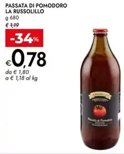 Bennet Passata di pomodoro LA RUSSOLILLO offerta
