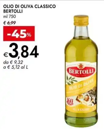 Bennet Olio di oliva classico BERTOLLI offerta