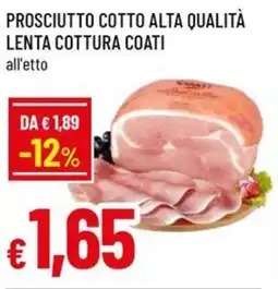 A&O Prosciutto cotto alta qualità lenta cottura coati offerta