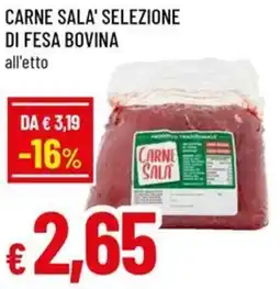 A&O Carne sala' selezione di fesa bovina offerta