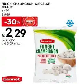 Bennet Funghi champignon surgelati BENNET offerta