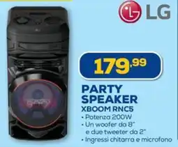 Euronics LG PARTY SPEAKER XBOOM RNC5 offerta