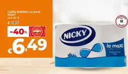 Bennet Carta igienica la maxi NICKY offerta