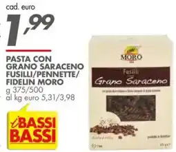 Italmark Pasta con grano saraceno fusilli/pennette/ fidelin moro offerta