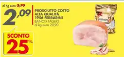 Italmark Prosciutto cotto alta qualità 1956 ferrarini banco taglio offerta