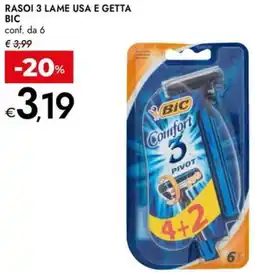 Bennet Rasoi 3 lame usa e getta BIC offerta