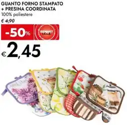 Bennet Guanto forno stampato + presina coordinata offerta