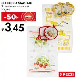 Bennet Set cucina stampato offerta