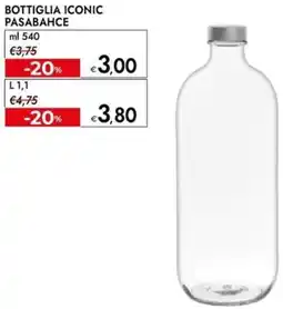 Bennet Bottiglia iconic pasabahce offerta