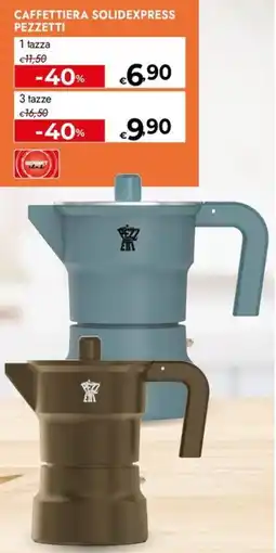 Bennet Caffettiera solidexpress pezzetti offerta