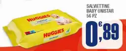 Splendidi e Splendenti Huggies salviettine baby unistar offerta