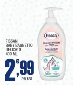 Splendidi e Splendenti Fissan baby bagnetto delicato offerta